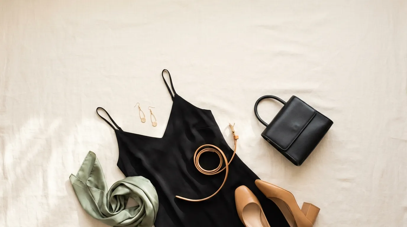 How to Accessorize a Black Dress for Women Over 40